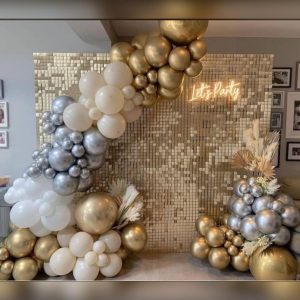 Decoración con globos y mobiliario 39