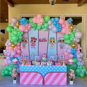 Decoración con globos y mobiliario 86